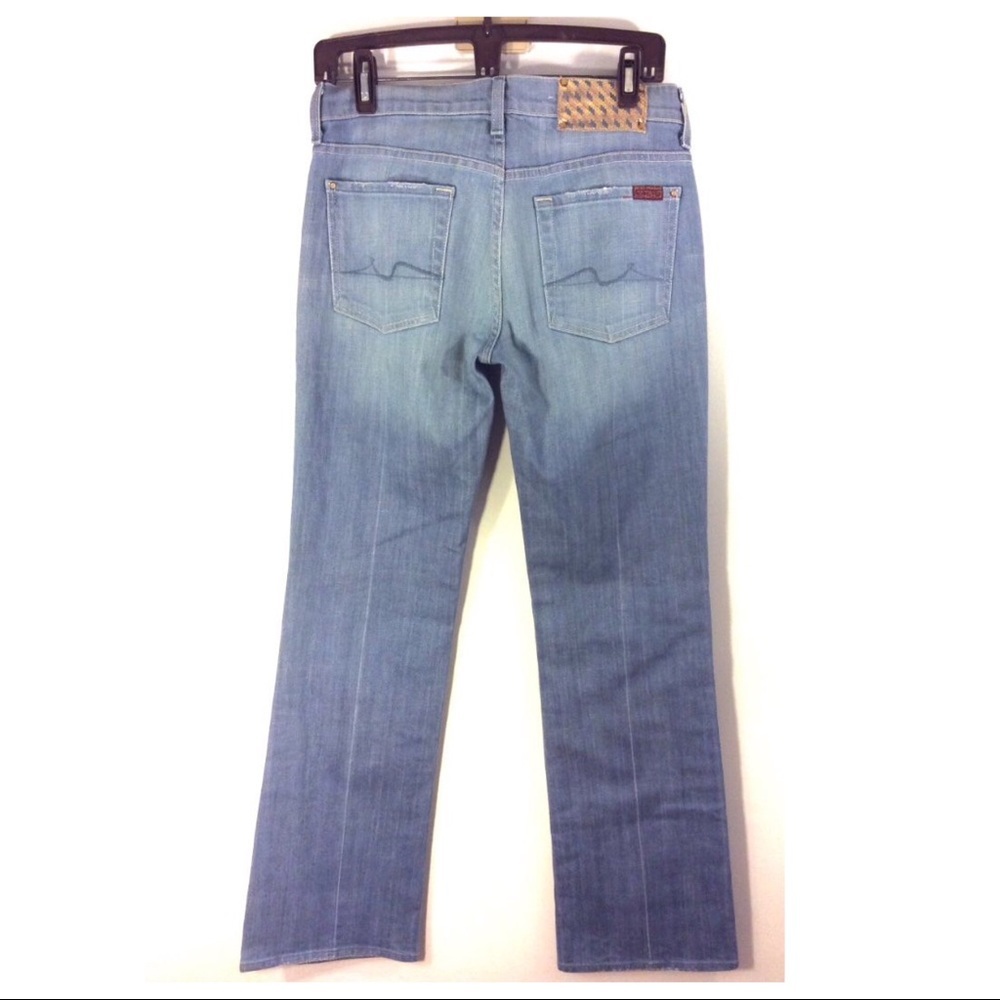 7 For all Mankind Flip Flop 27 jeans petite boot Y2K lowrise